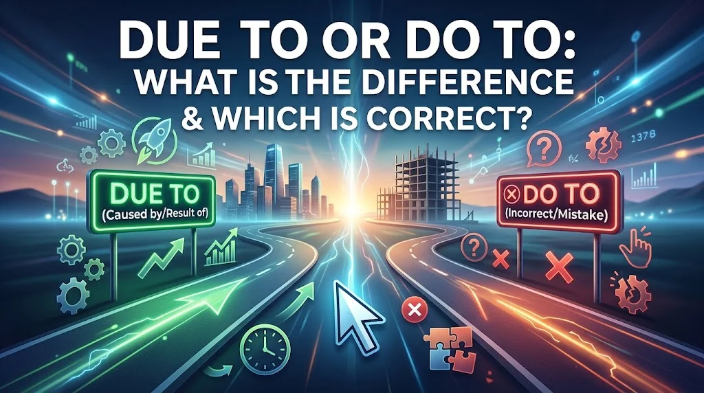 Due To Or Do To