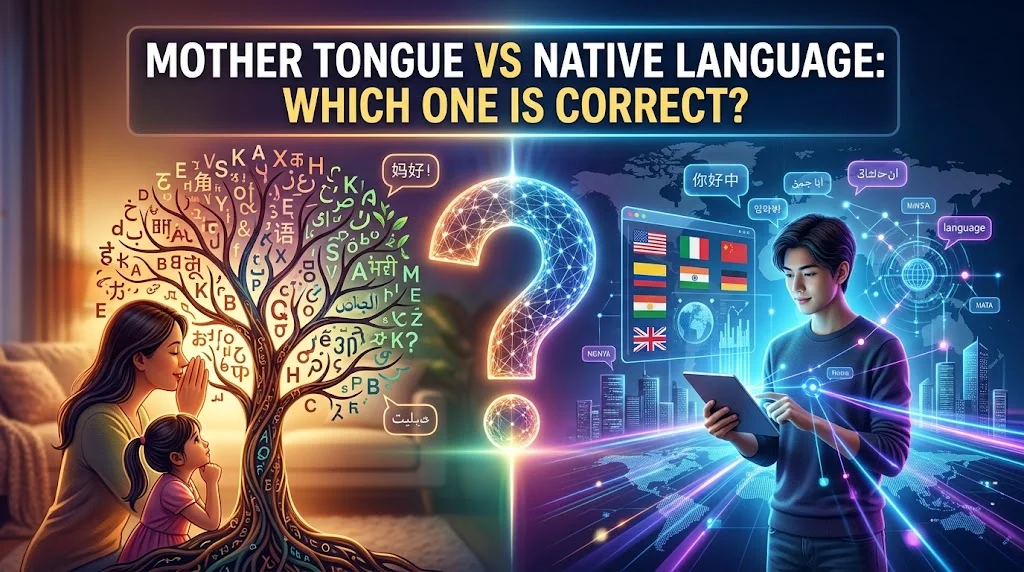 Mother Tongue Vs Native Language