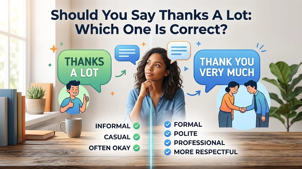 Should You Say Thanks A Lot