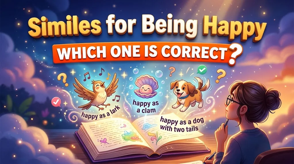 Similes for Being Happy