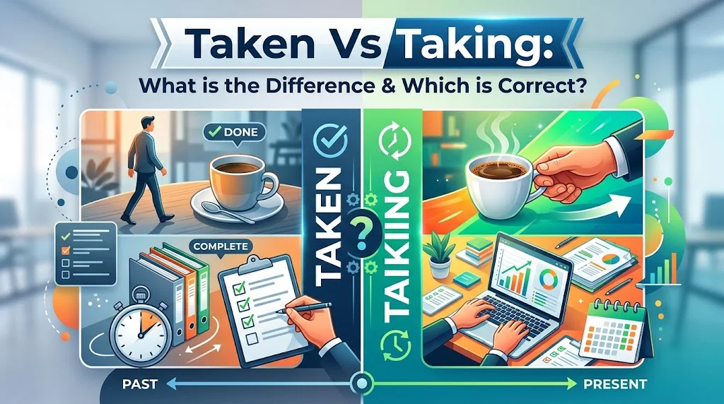 Taken Vs Taking
