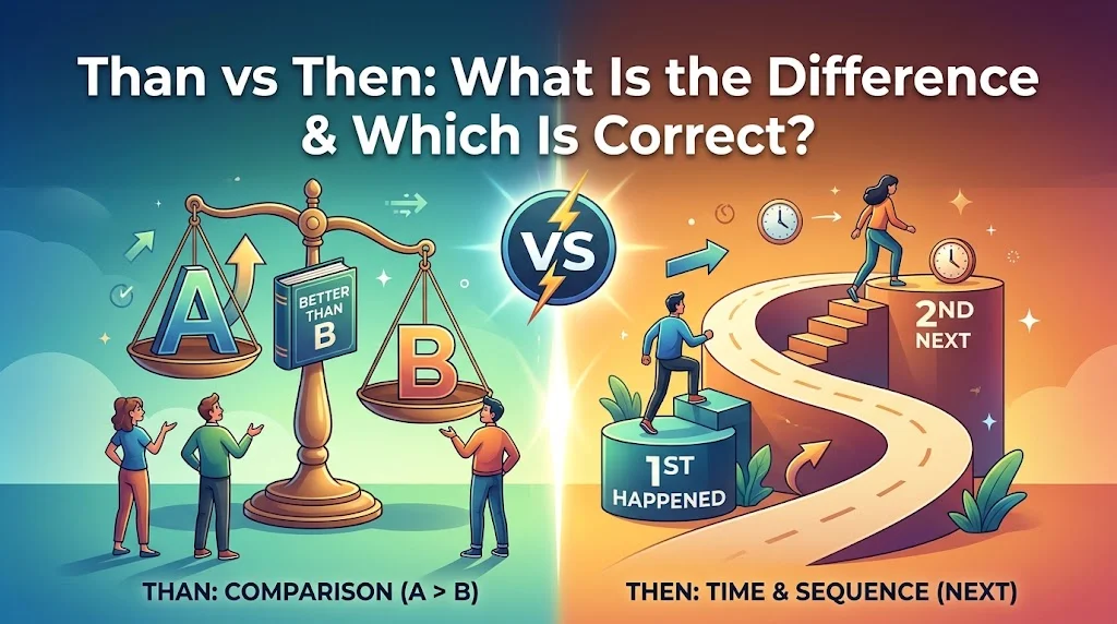 Than vs Then