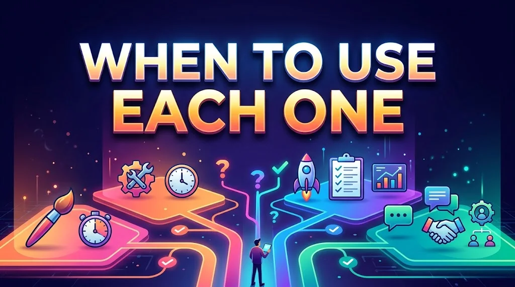 When to Use Each One