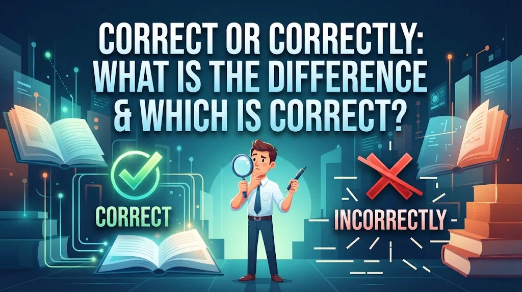 Correct Or Correctly