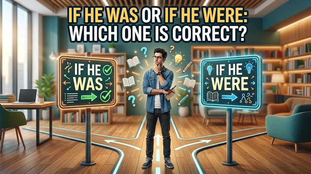 If He Was Or If He Were