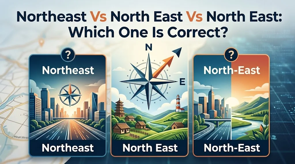 Northeast Vs North East Vs North East