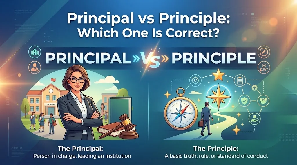 Principal vs Principle