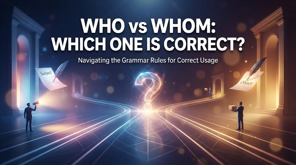 Who vs Whom